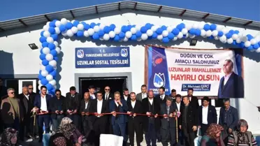 Uzunlar ve Recepli Sosyal Tesisine Kavuştu