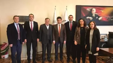 Defterdar Taş, Ntso Başkanı Parmaksız'ı Ziyaret Etti