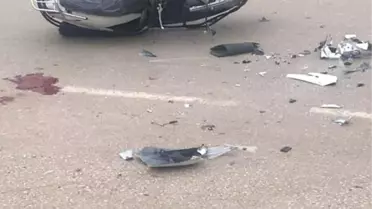 Motosikletiyle Kaza Yapan Banka Çalışanı Öldü