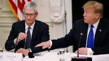 ABD Başkanı Trump'ın Apple Gafı Sosyal Medyayı Salladı