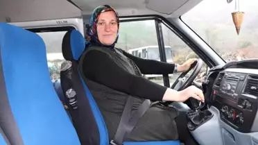 6 Çocuk Annesi Kadın Ödüllü Bir Servis Şoförü