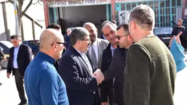 Başkan Can, Küçük Sanayi Sitesi Esnafını Ziyaret Etti