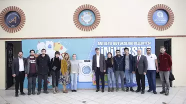 Büyükşehir'den Öğrencilere Ücretsiz Çamaşırhane, Asmek, Antbis, Wifi Hizmeti