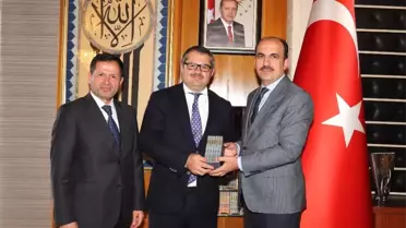 Azerbaycan Büyükelçisi'nden Başkan Altay'a Ziyaret