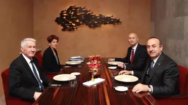 Bakan Çavuşoğlu Avrupa Konseyi Genel Sekreteri Jagland ile Görüştü