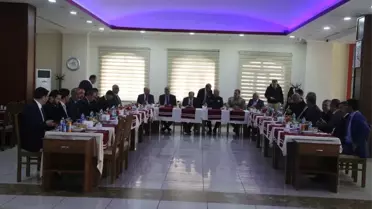 İlçe Müftüsü Elçi'ye Veda Yemeği Verildi