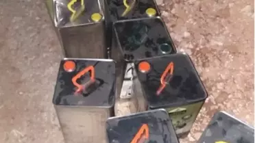 Zeytinyağı Hırsızları Polisten Kaçamadı