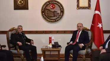 Jandarma Genel Komutanı Orgeneral Çetin'den Kastamonu Valiliğine Ziyaret