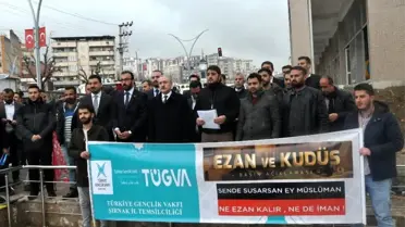 Şırnak'ta Ezan ve Cami Saldırısı Protestosu
