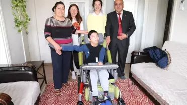 Başkan Özakcan 14 Yaşındaki Melih'i Özgürlüğüne Kavuşturdu