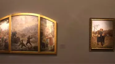 Çanakkale Zaferi'ni Yaşatan İki Önemli Eser Resim Müzesi'nde Sergileniyor