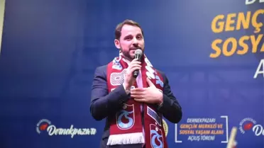 Bakan Albayrak, Baba Ocağı Dernekpazarı'nda Halka Seslendi