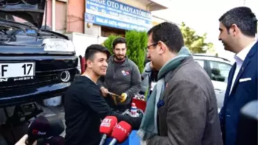 İmamoğlu Kartal'da Esnaf Ziyaretinde Bulundu