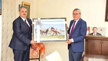 Vali Deniz, Kurum Ziyaretlerine Devam Ediyor