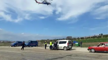 Çanakkale'de Havadan Trafik Denetimi