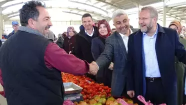 Başkan Çalışkan, Pazarcı Esnafını Ziyaret Etti