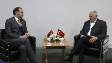 Binali Yıldırım, Sırbistan Başbakan Yardımcısı Rasim Ljajic ile Görüştü
