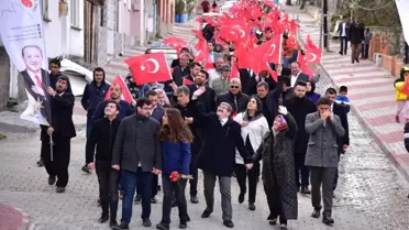 AK Parti'den Cumhuriyet ve İstiklal Mahallesi'nde Gövde Gösterisi