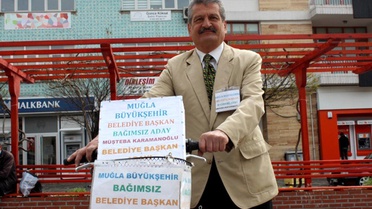 Muğla'nın Bisikletli Bağımsız Büyükşehir Adayı