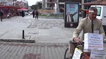 Muğla'nın Bisikletli Bağımsız Büyükşehir Adayı