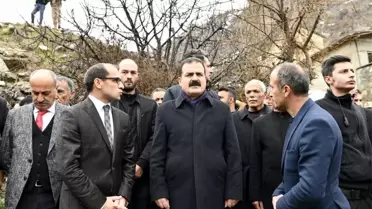Vali Akbıyık, Taziye Evi, Kur'an Kursu ve Spor Kompleksinin Temel Atma Törenine Katıldı