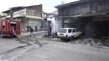 Kırıkkale'de İş Yerinde Yangın