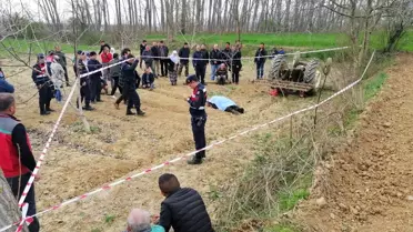 Bursa'da Devrilen Traktörün Altında Kalan Sürücü Öldü