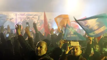 Elazığ'da Seçim Kutlaması