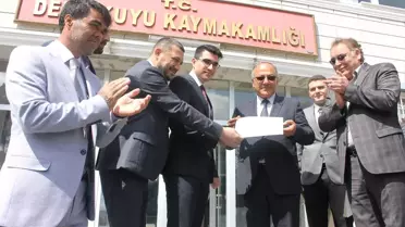 Derinkuyu Belediye Başkanı Aksoy Mazbatasını Aldı