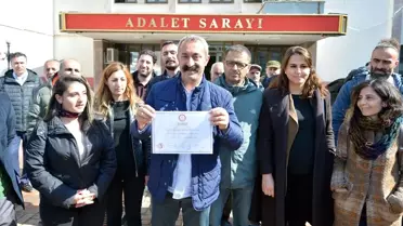 Tunceli Belediye Başkanı Seçilen Tkp'li Maçoğlu Mazbatasını Aldı