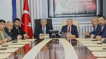 MHP'den Başkan Güder'e Hayırlı Olsun Ziyareti