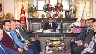 AK Parti Şehzadeler Teşkilatlarından Başkan Çelik'e Tebrik