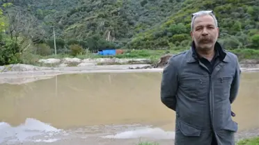 Söke'de Kisir Çayı Yine Taştı, Ekili Araziler Zarar Gördü