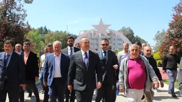Bakan Çavuşoğlu'ndan Belediye Ziyaretleri