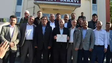 Kozan Belediye Başkanı Kazım Özgan Mazbatasını Aldı