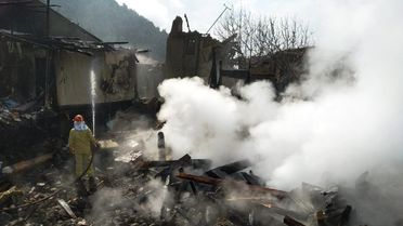Yangında 3 Ev Kül Oldu