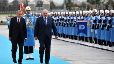 Belarus Cumhurbaşkanı Aleksandr Lukashenko Ankara'da