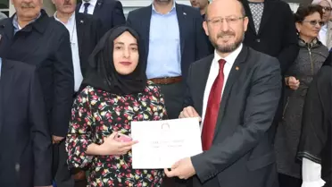 Başkan Özcan 16 Gün Sonra Mazbatasını Aldı