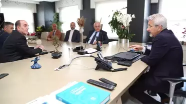 CHP ve İyi Parti'den Turgay Erdem'e Tebrik Ziyareti