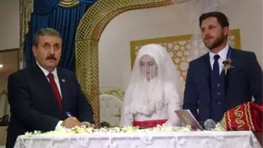 BBP Lideri Destici Nikah Şahidi Oldu
