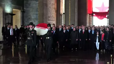 Devlet Erkanından Anıtkabir Ziyareti