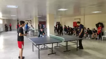 Masa Tenisi Turnuvası'nda Dereceler Belli Oldu