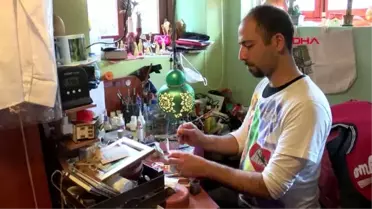 Kocaeli Fındık ve Ceviz Kabuklarını Sanat Eserine Dönüştürüyor