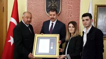 Sivas'ta 6 Şehit Ailesine Devlet Övünç Madalyası ve Beratı Verildi