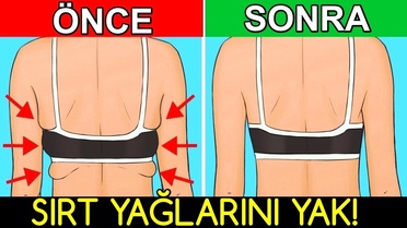 Evde Yapılan Kolay Sırt ve Yan Yağları Yakma Egzersizleri