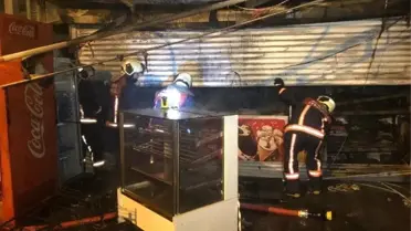 Başkent'te Alev Alan Büfe Kül Oldu