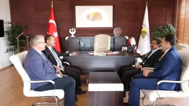 Vali Aktaş Başkan Süslü'yü Ziyaret Etti