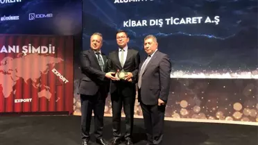 Kibar Dış Ticaret'e İddmib'ten 'İhracatın Metalik Yıldızı' Ödülü