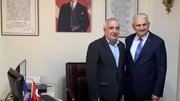 Binali Yıldırım'dan Muhtar Ziyareti