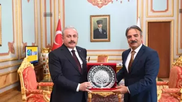 TBMM Başkanı Şentop, Rektör Bağlı'yı Makamında Kabul Etti